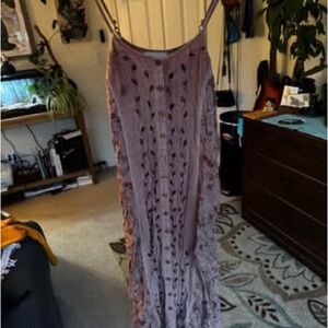 Floral Embroidered Maxi Dress